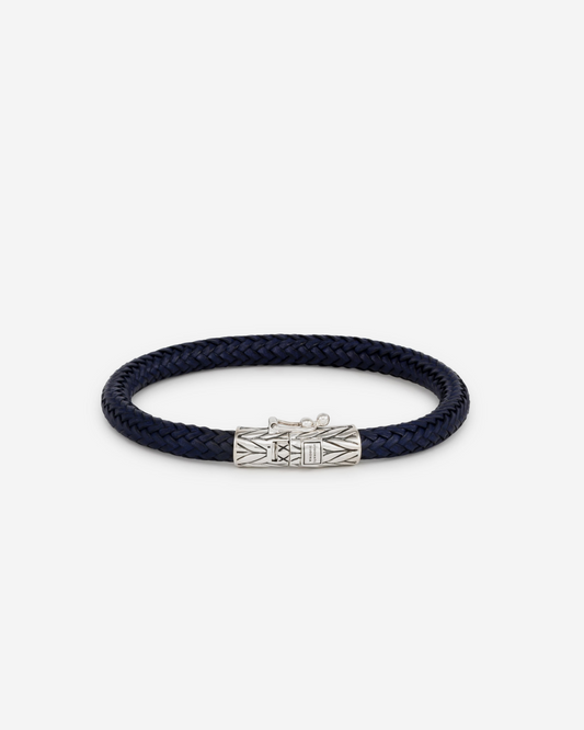 149BU C+ - Ellen Leather Bracelet Navy