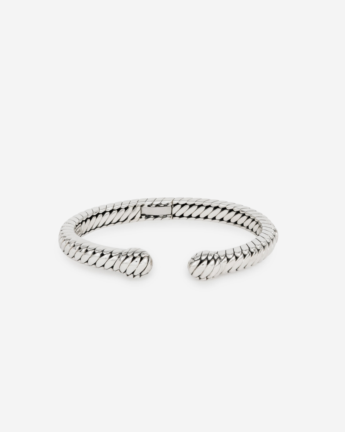 227 F - Ben Torque Bracelet  Silver