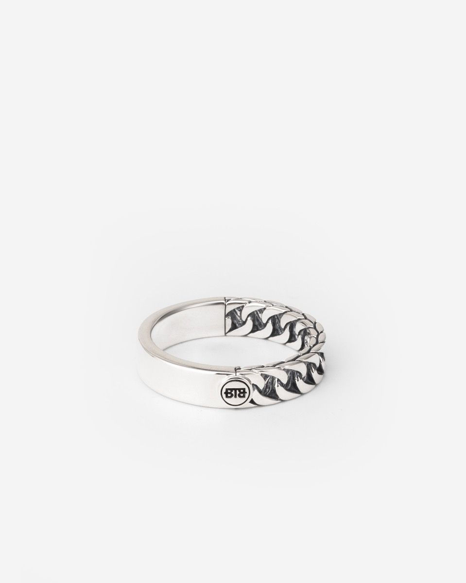 338 16 - Esther Small Dual Ring Silver