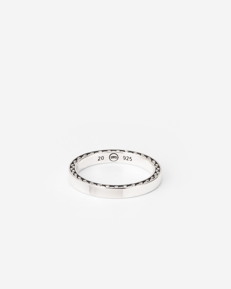 342 19 - George Mini Smooth Ring Silver