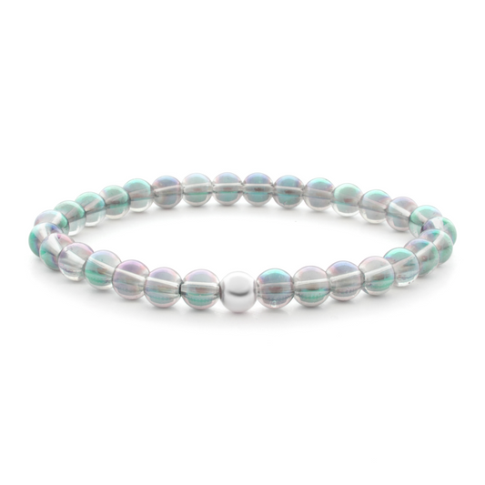6mm Additional Bracelet Aqua Aura green