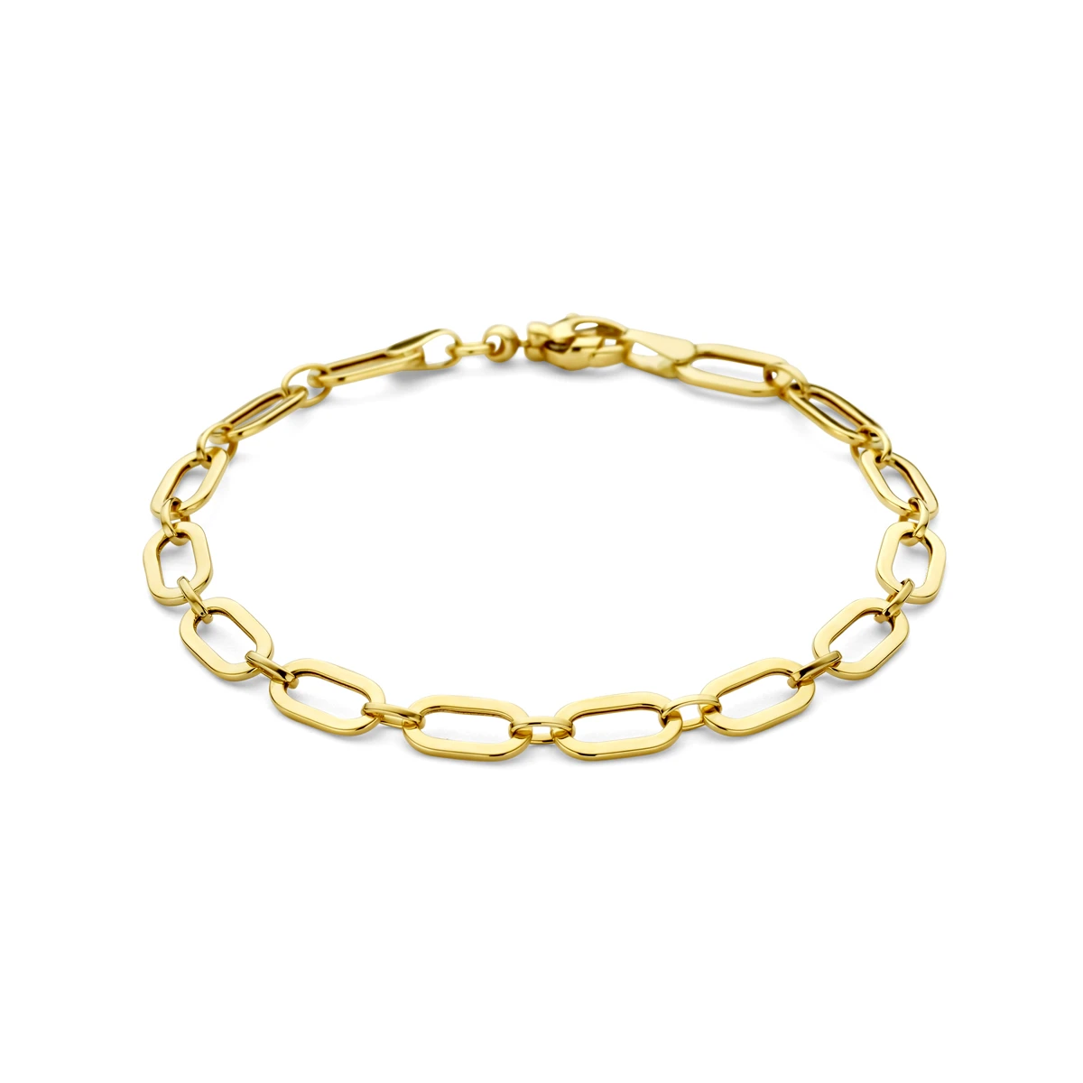 9k armband 5,5 mm 18,5 cm 9K geel