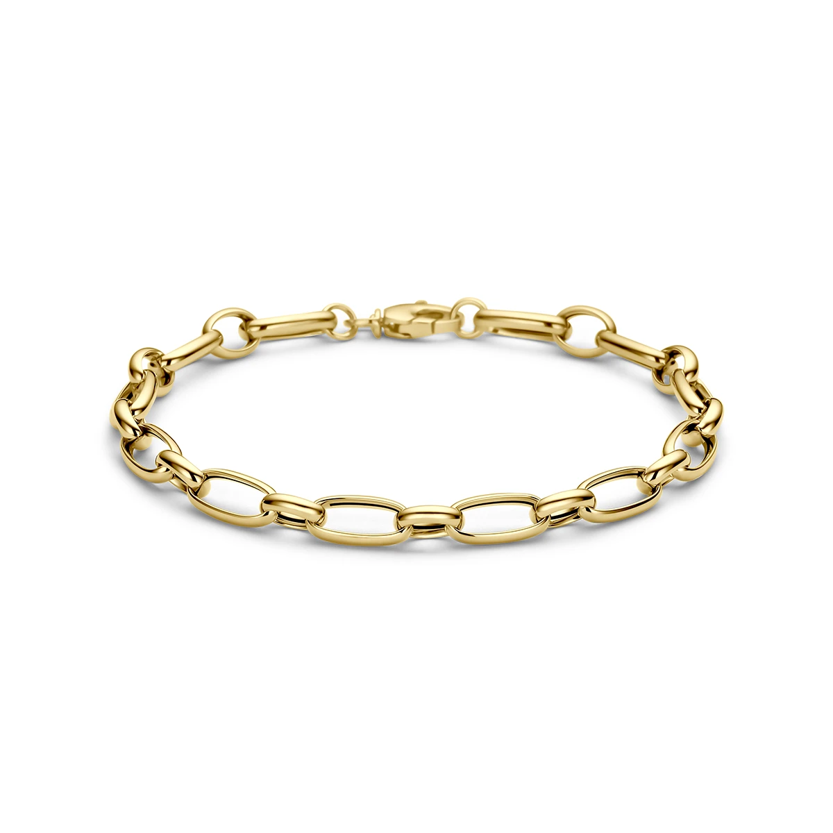 9k armband 5,7 mm 19 cm 9K geel