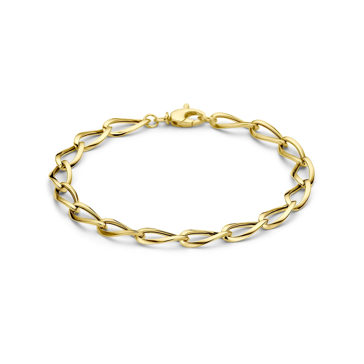 9k armband 6 mm 19 cm 9K geel