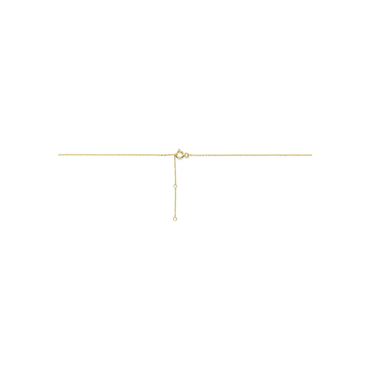 9k collier kruis 41 - 43 - 45 cm 9K geel