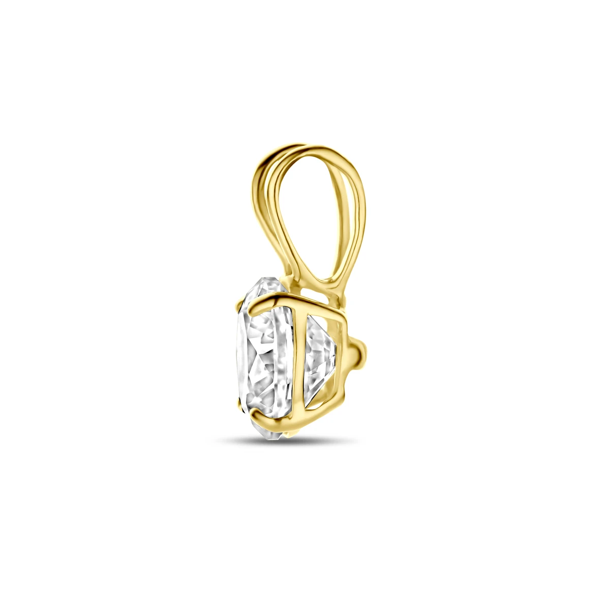 9k hanger zirkonia 9 mm 9K geel