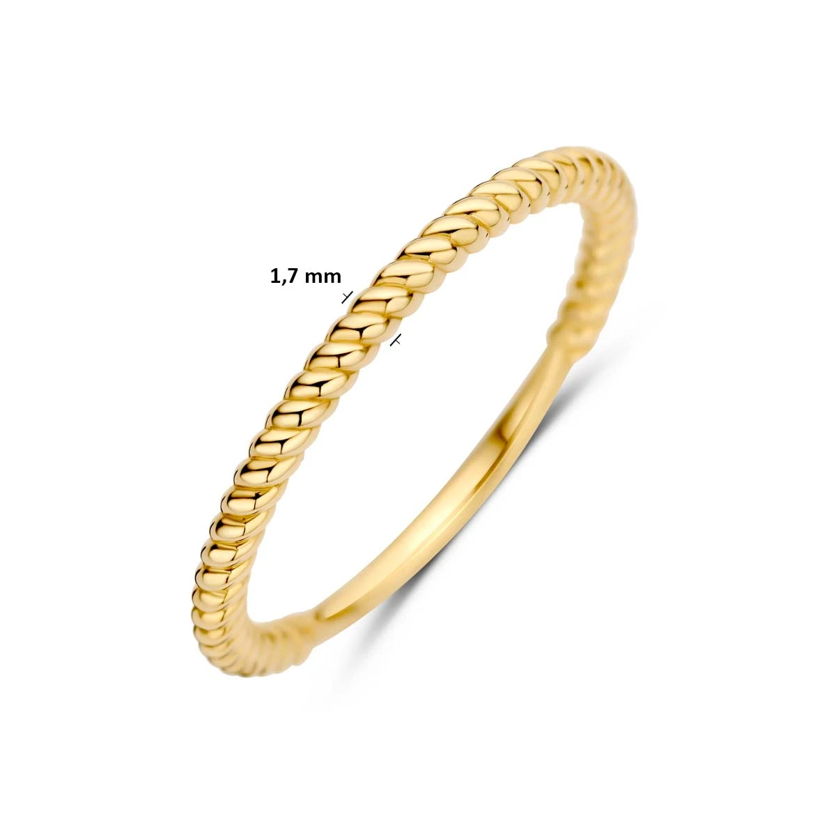 9k ring gedraaid 9K geel