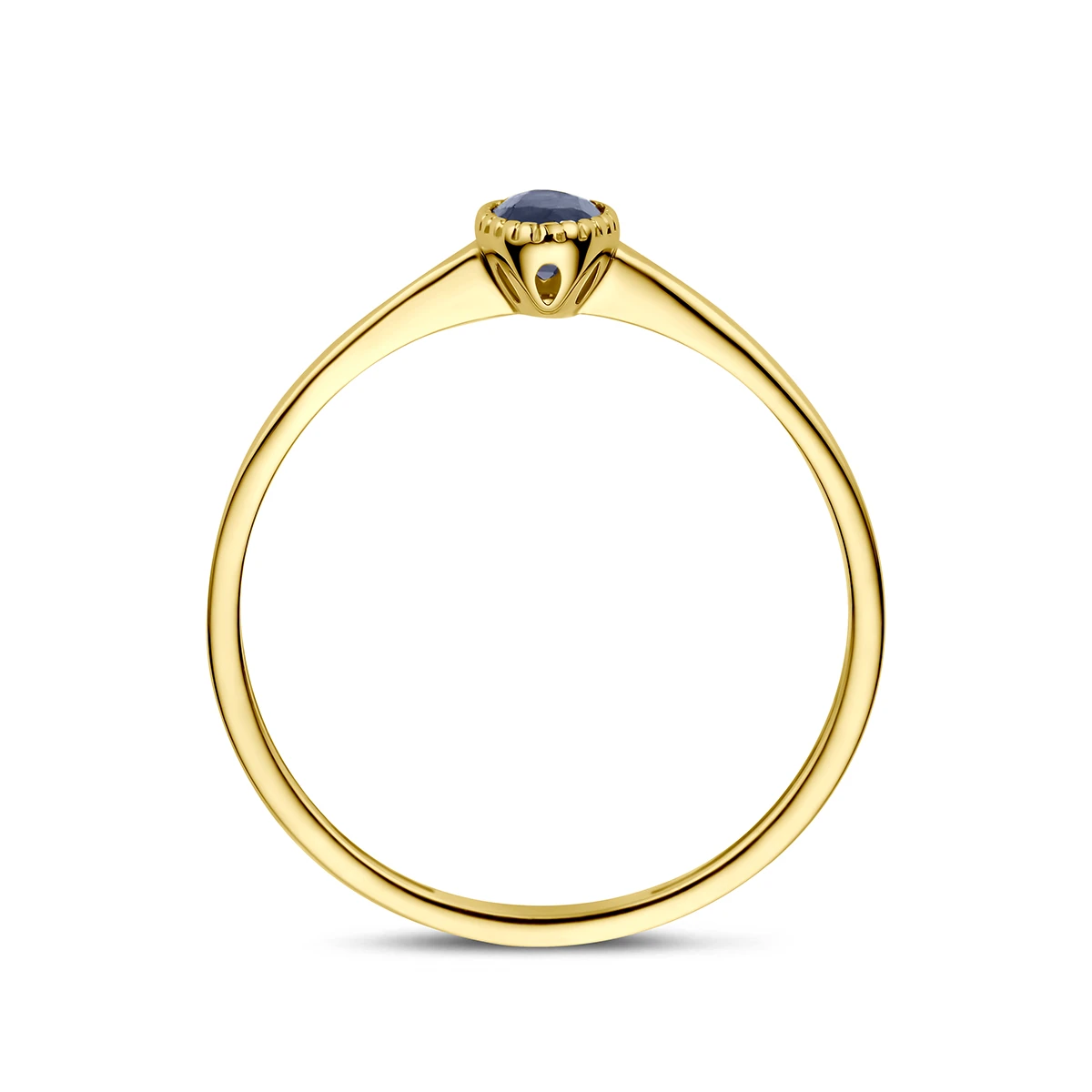 9k ring saffier 9K geel
