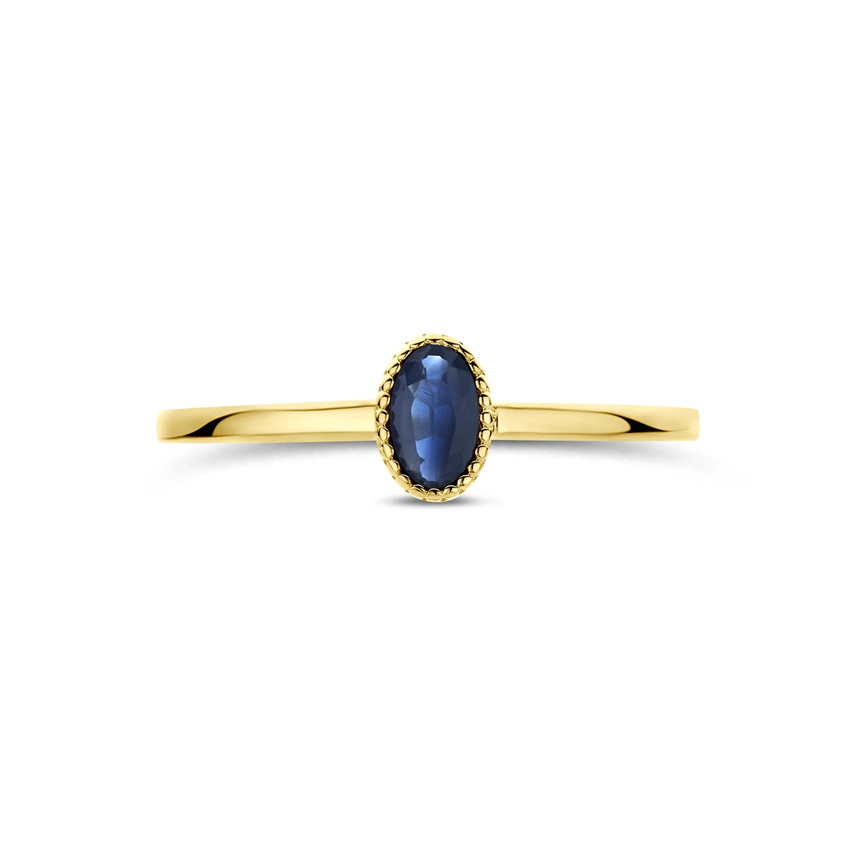 9k ring saffier 9K geel