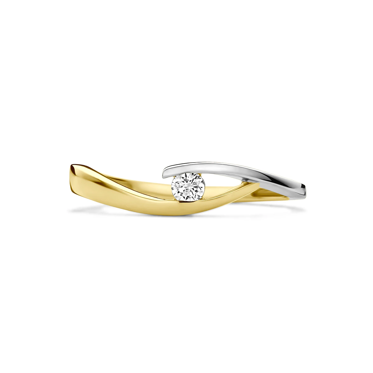 9k ring zirkonia 9K bicolor