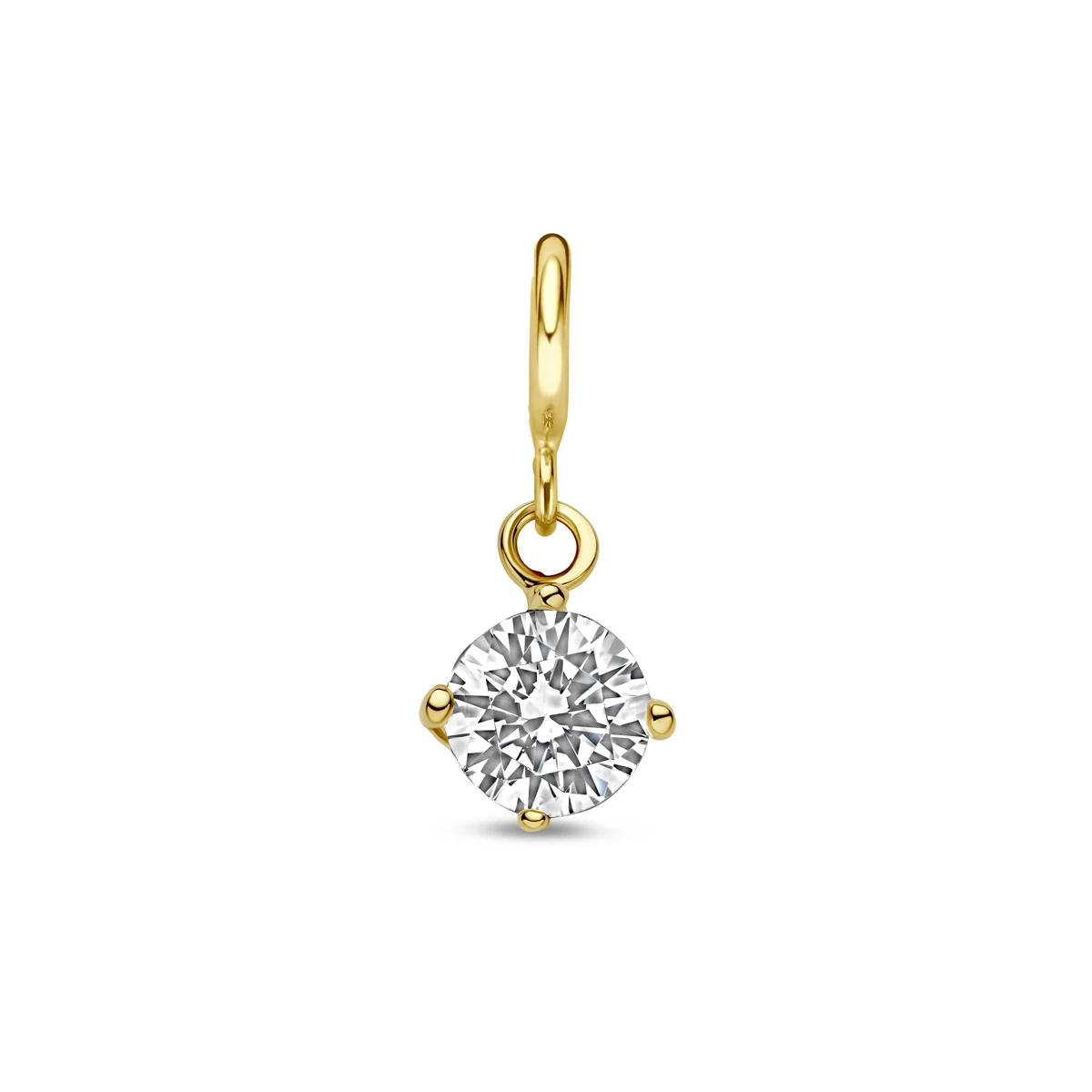 9k slotbedel zirkonia 6 mm 9K geel