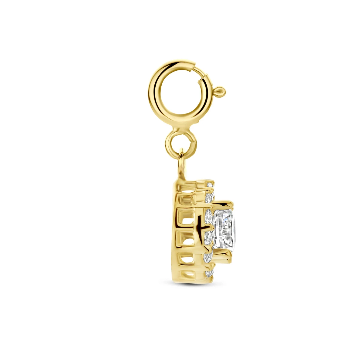 9k slotbedel zirkonia 7,5 mm 9K geel