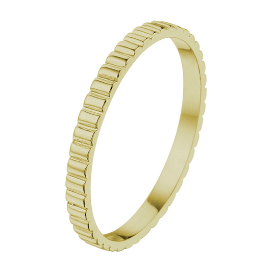 aanschuifring 14K geelgoud