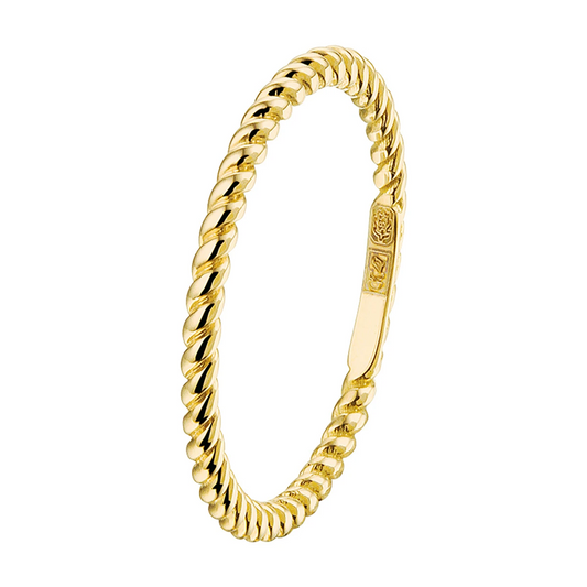 aanschuifring 14K geelgoud