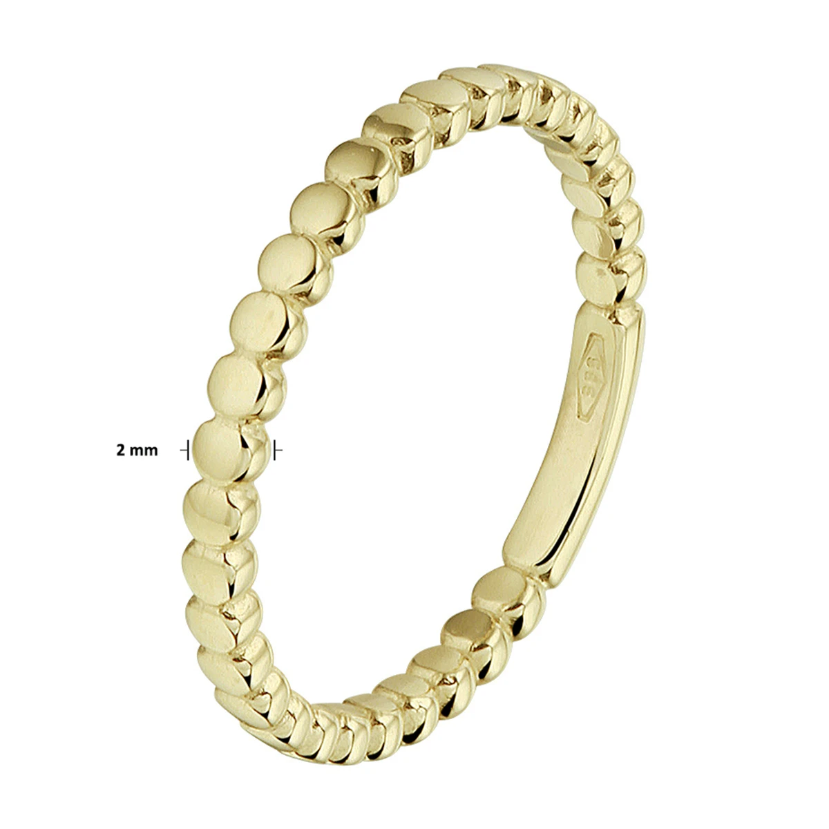 aanschuifring 14K geelgoud