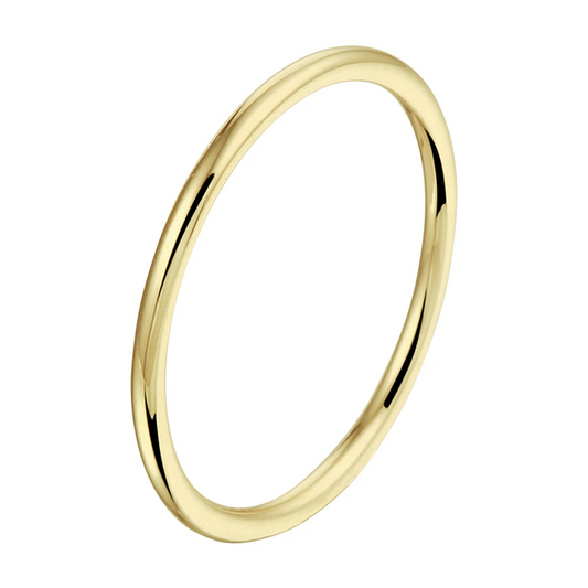 aanschuifring 14K geelgoud