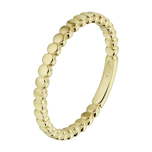 aanschuifring 14K geelgoud