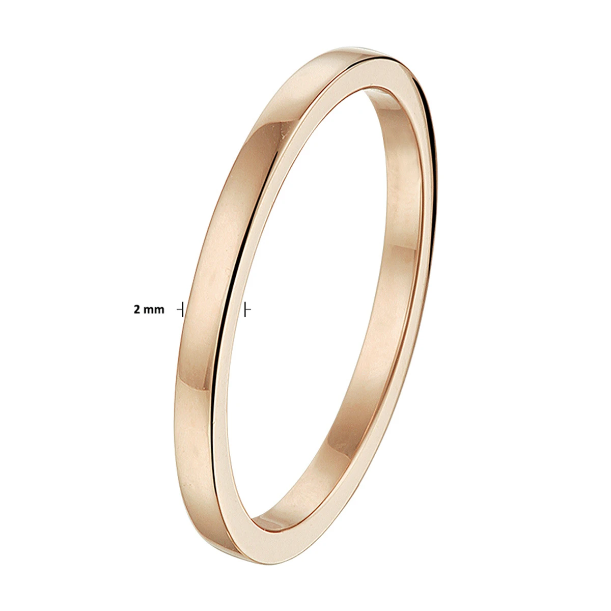 aanschuifring 14K roségoud