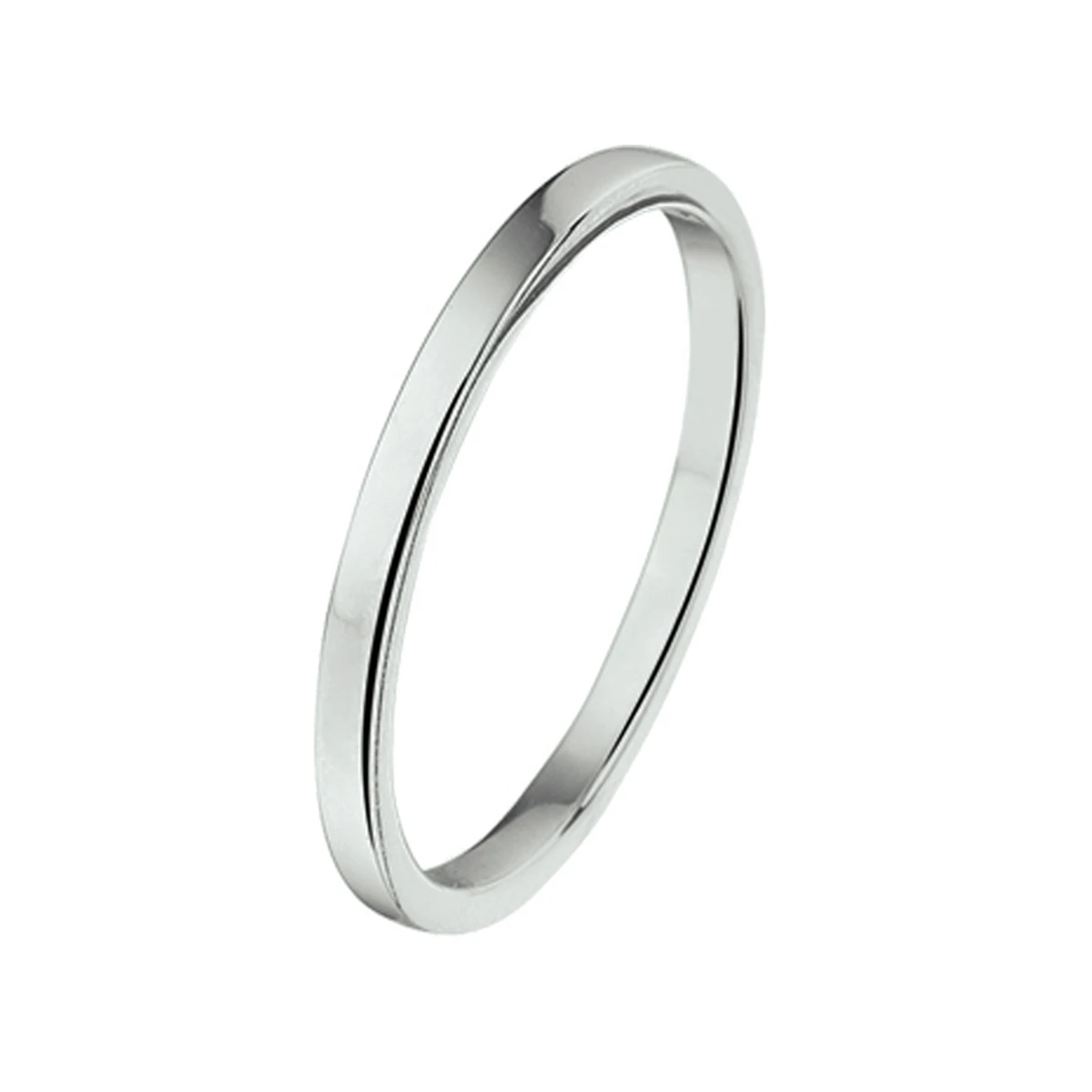 aanschuifring 14K witgoud