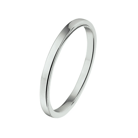 aanschuifring 14K witgoud