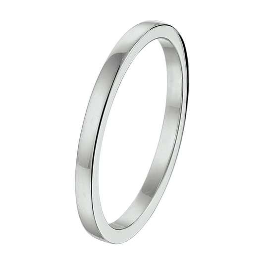 aanschuifring 14K witgoud