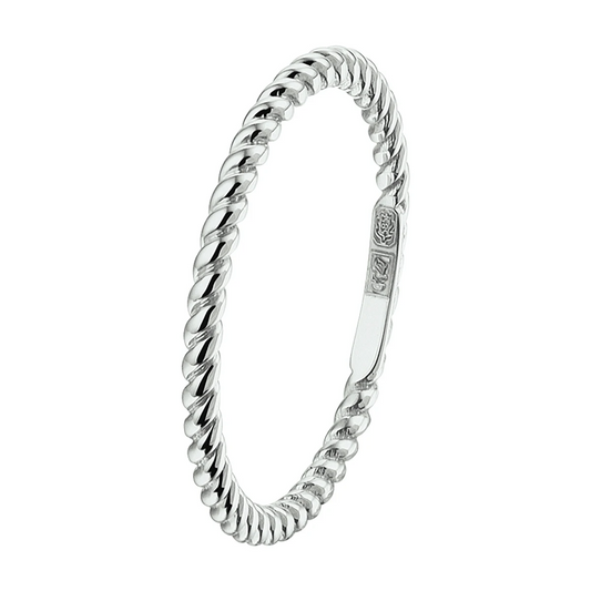 aanschuifring 14K witgoud