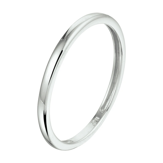aanschuifring zilver gerhodineerd
