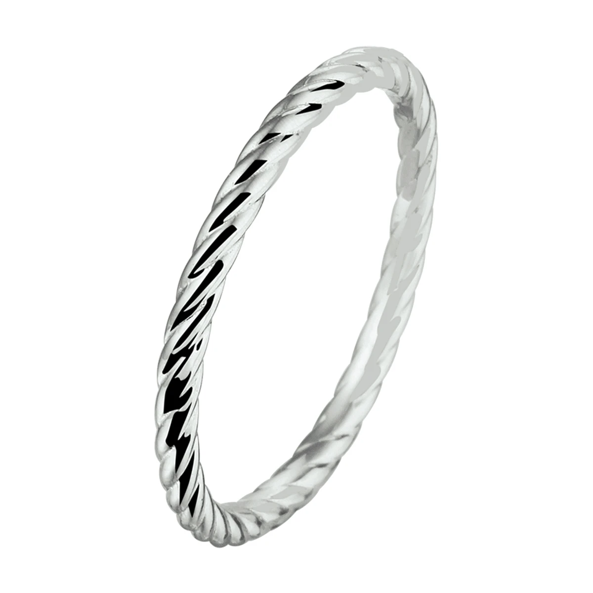 aanschuifring zilver gerhodineerd