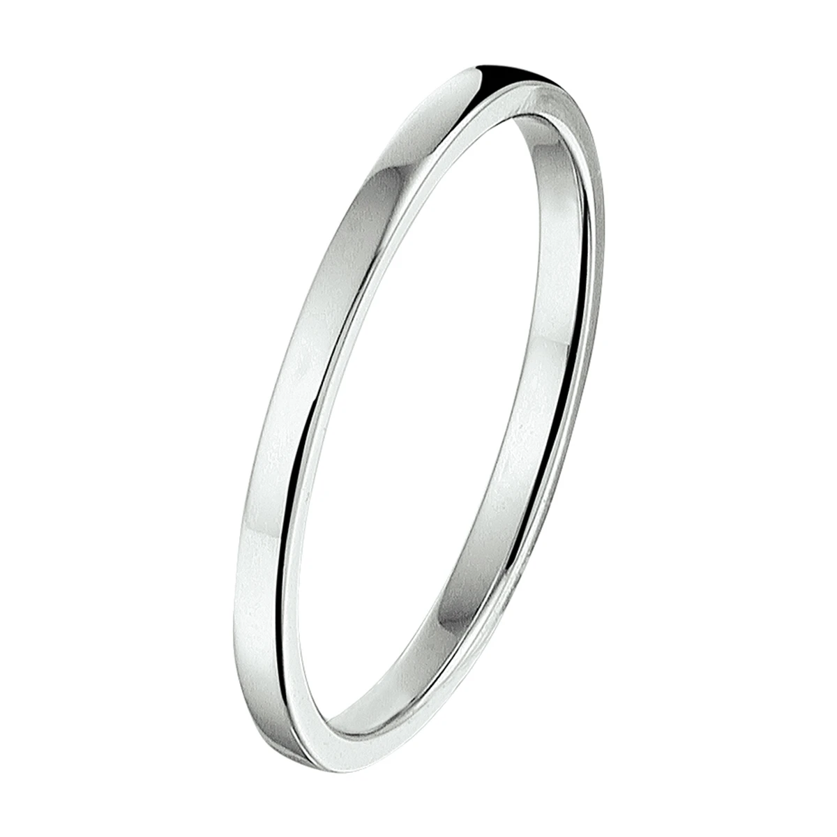 aanschuifring zilver gerhodineerd