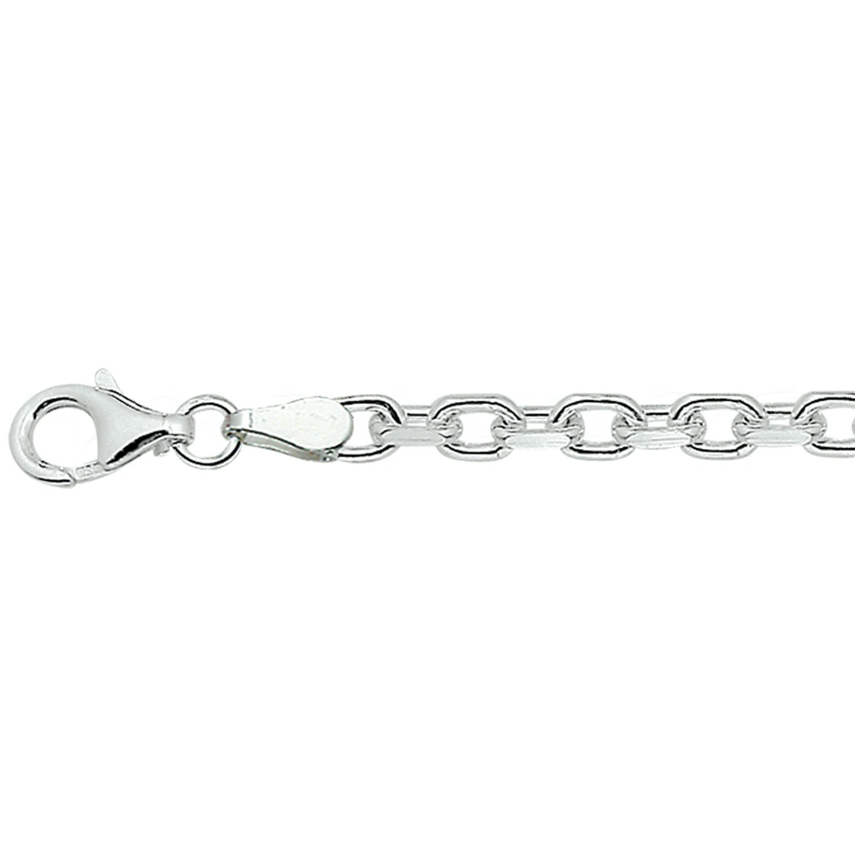 anker 3,7 mm zilver wit