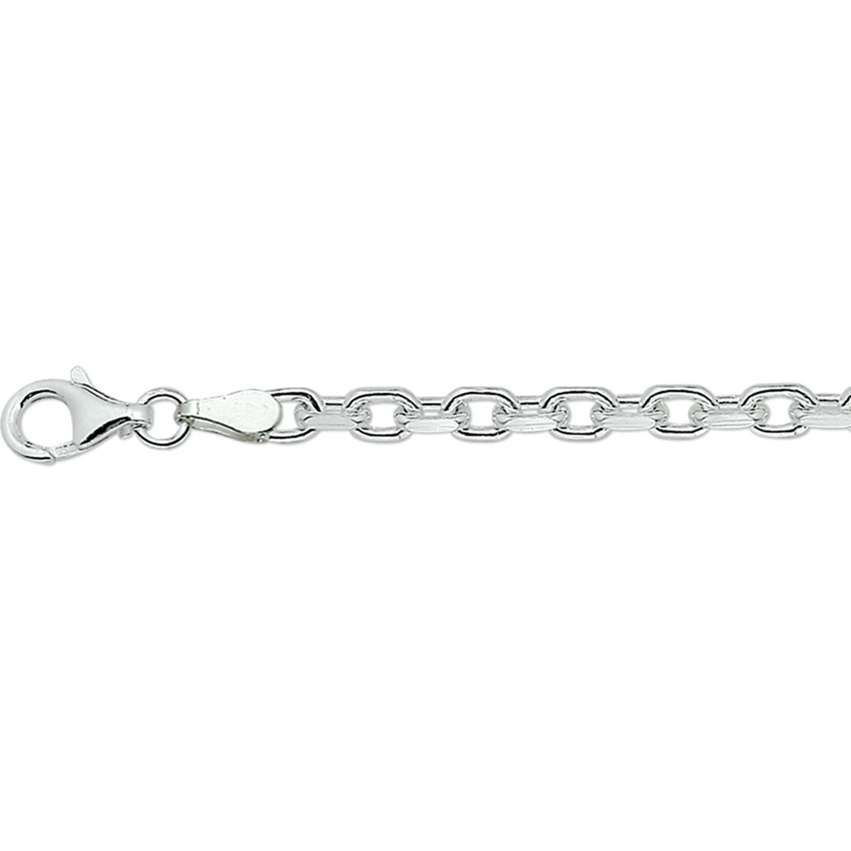 anker 3,7 mm zilver wit