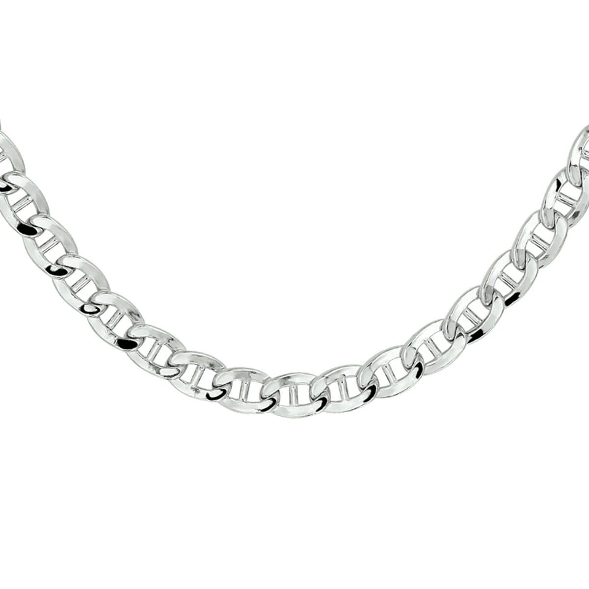 anker 6,5 mm zilver gerhodineerd