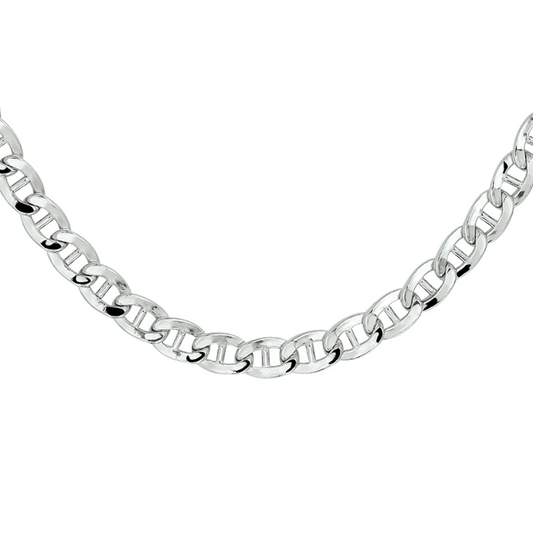 anker 6,5 mm zilver gerhodineerd