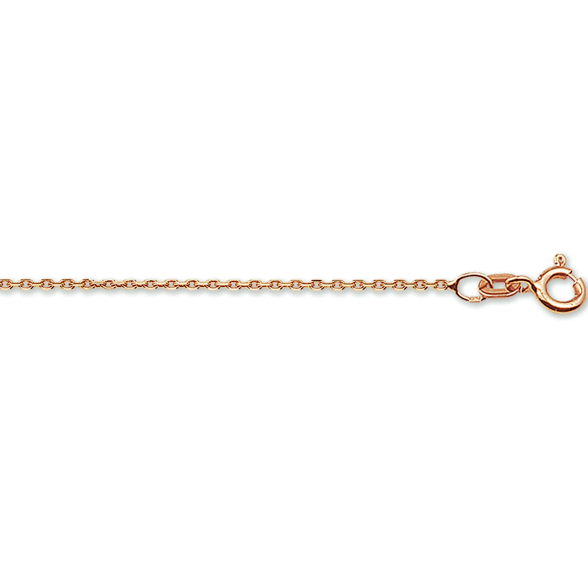 anker gediamanteerd 1,1 mm 14K roségoud