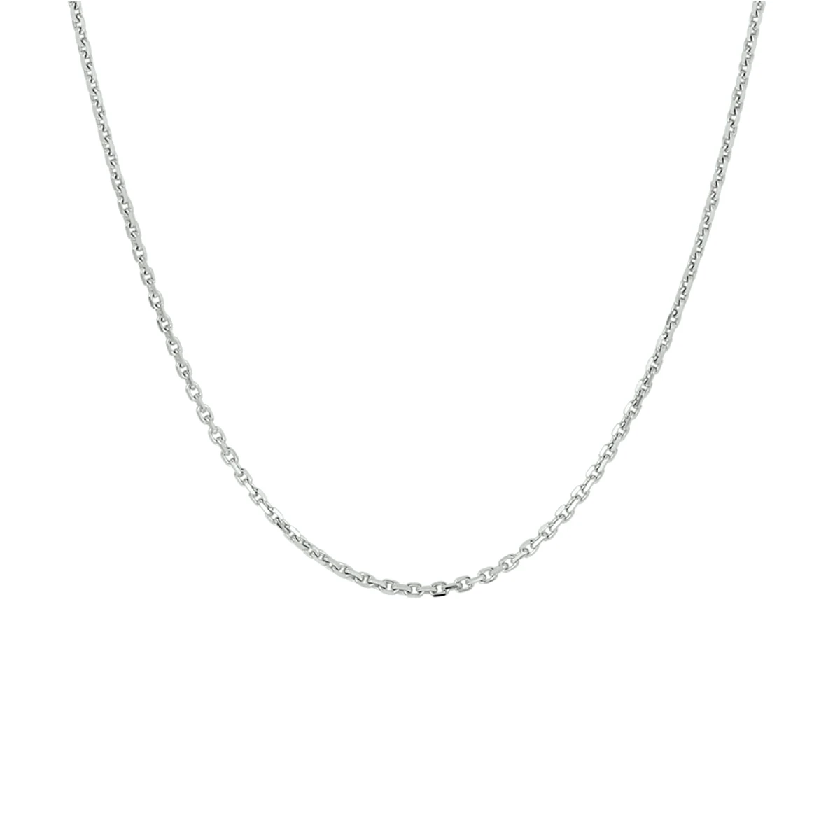 anker gediamanteerd 1,3 mm zilver gerhodineerd