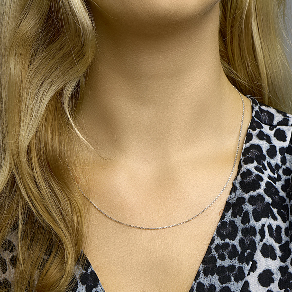 anker gediamanteerd 1,3 mm zilver gerhodineerd