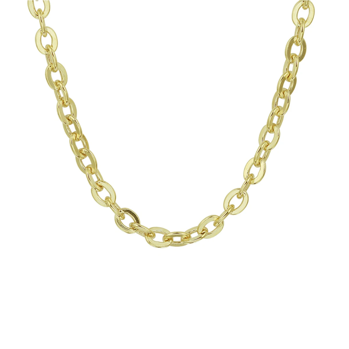 anker massief 5,0 mm silgold (geel met zilverkern)