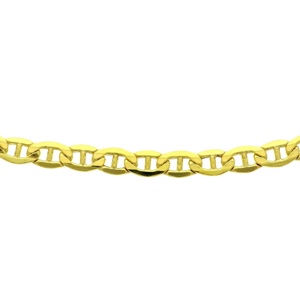 anker massief 6,5 mm silgold (geel met zilverkern)