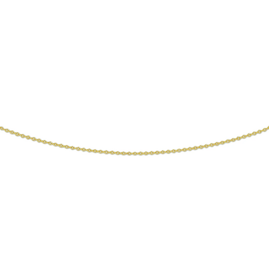 anker plat 0,8 mm 14K geelgoud
