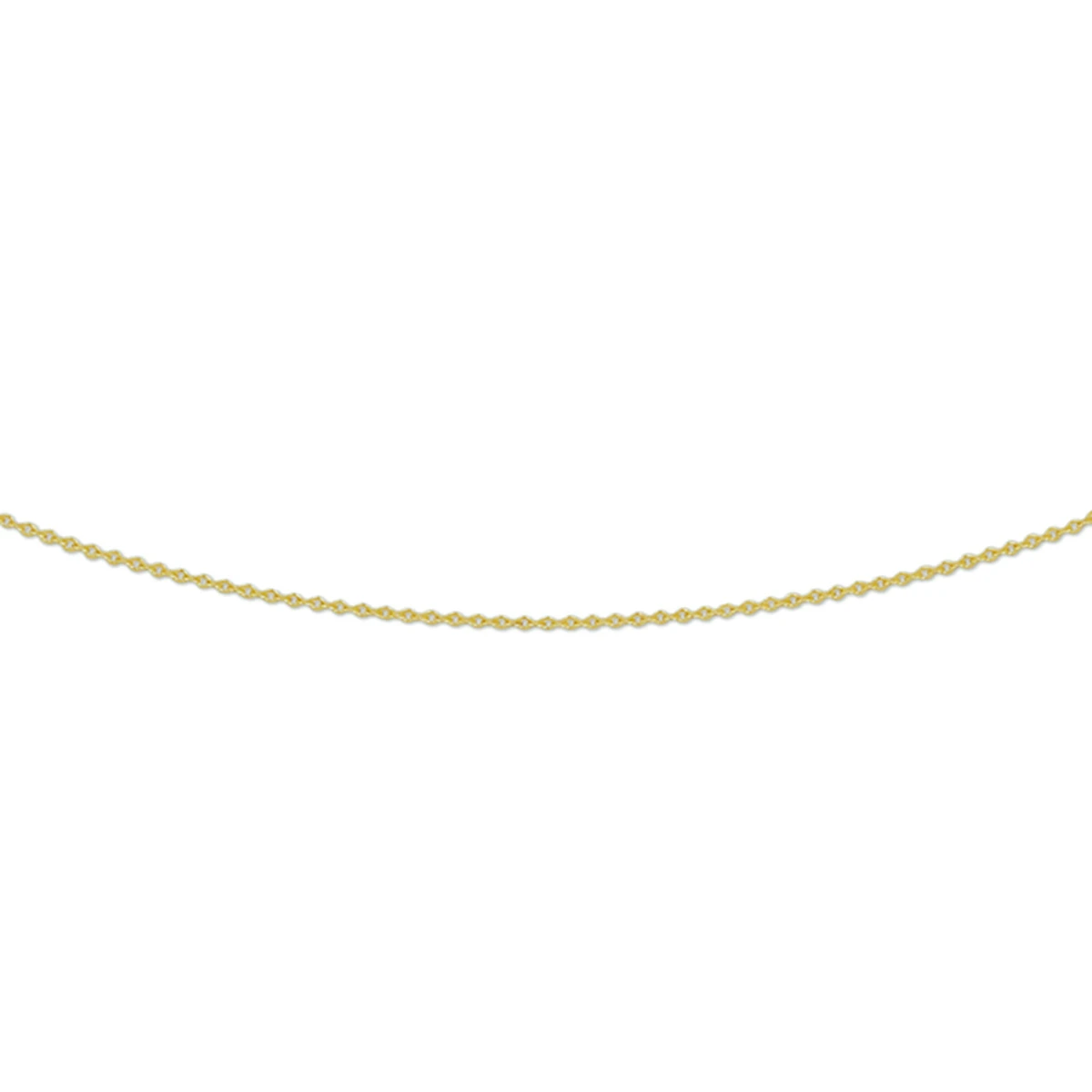 anker plat 0,8 mm 14K geelgoud