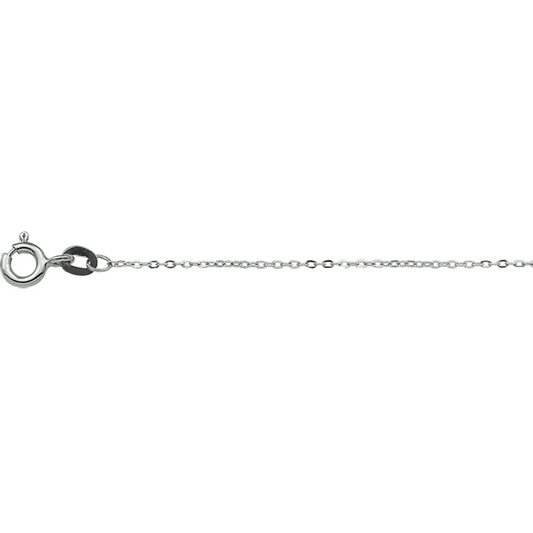 anker plat 1,0 mm 14K witgoud