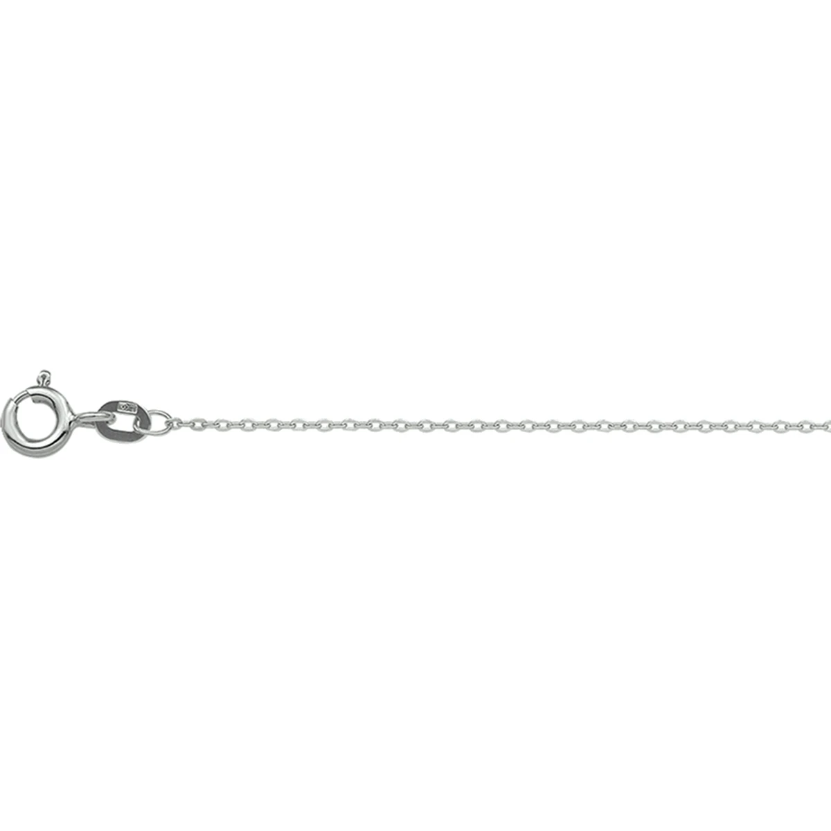 anker plat 1,0 mm 14K witgoud