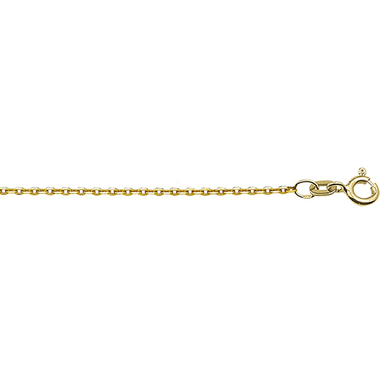 anker plat 1,2 mm 14K geelgoud