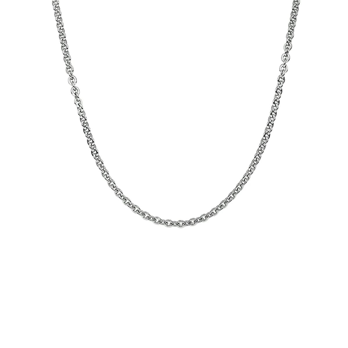 anker plat 1,4 mm zilver gerhodineerd