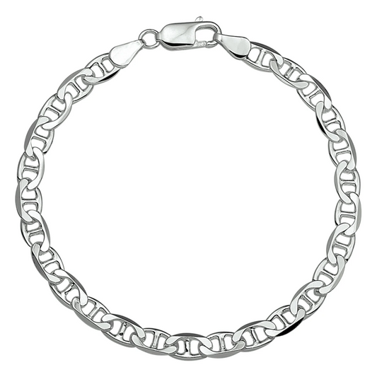 anker plat 5,5 mm zilver wit