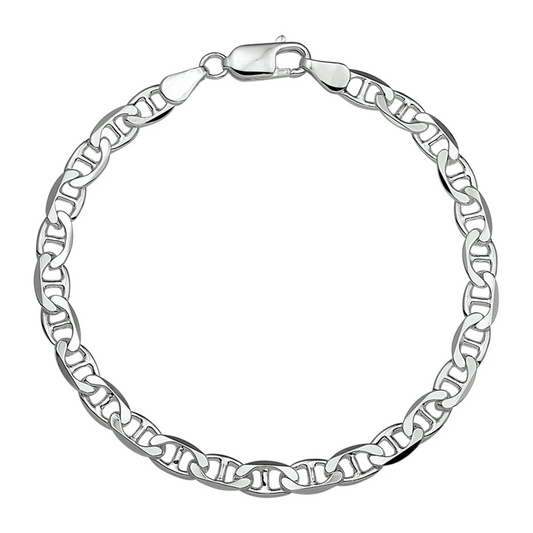 anker plat 5,5 mm zilver wit