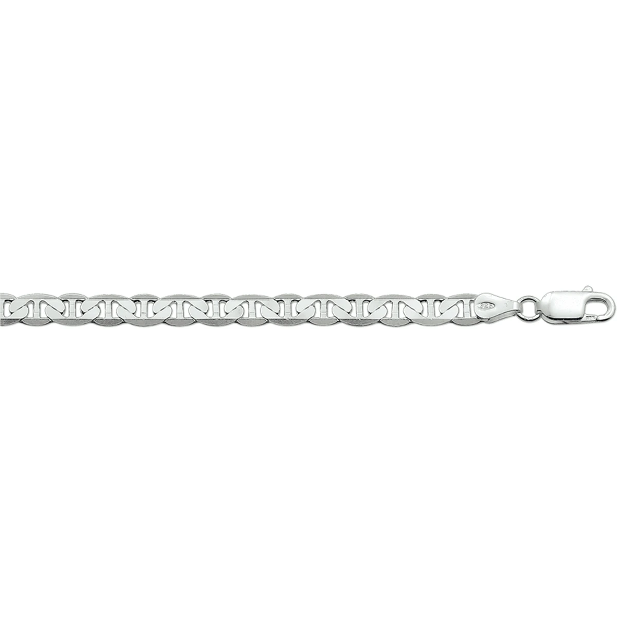 anker plat 5,5 mm zilver wit