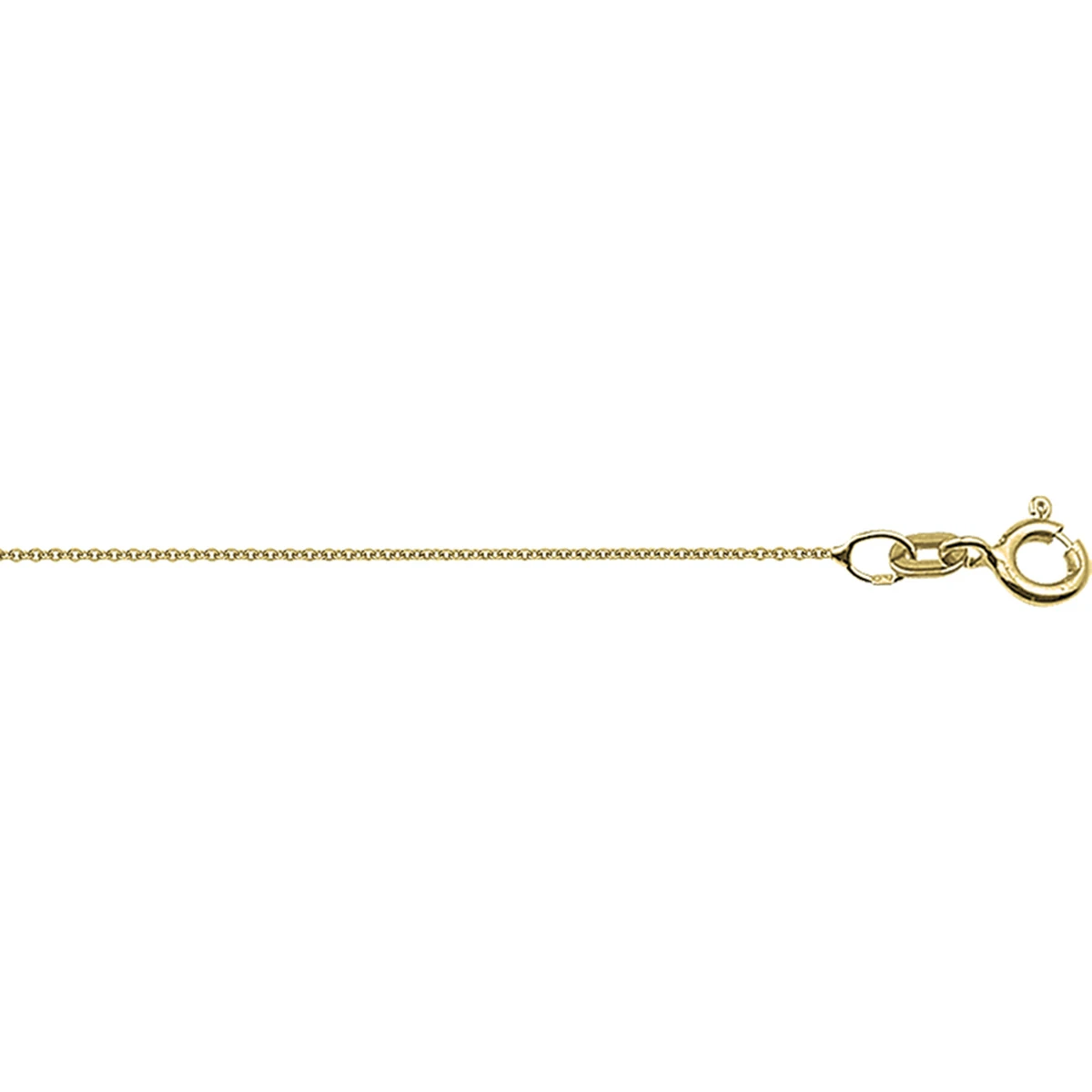 anker rond 0,8 mm 14K geelgoud