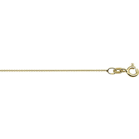 anker rond 0,8 mm 14K geelgoud