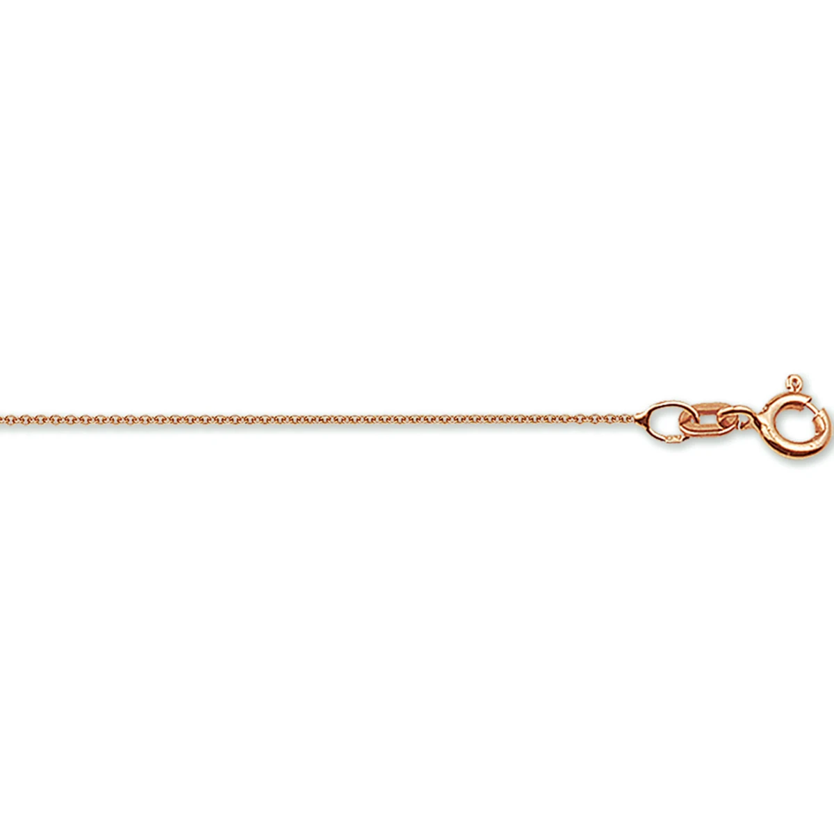 anker rond 0,8 mm 14K roségoud